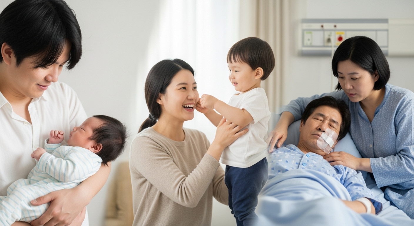 출산 육아휴직 질병으로 새출발기금 상환 유예 하는 모습