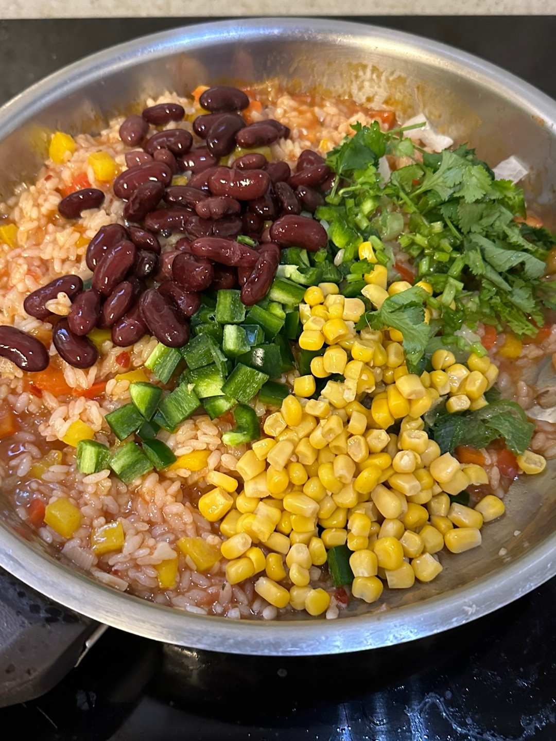 후라이팬에-재료볶기