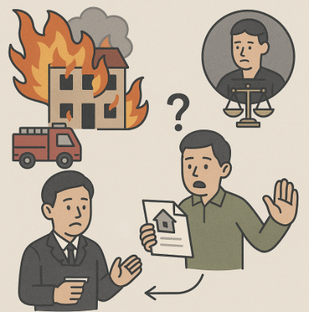 낙찰 건물 화재의 법적 책임