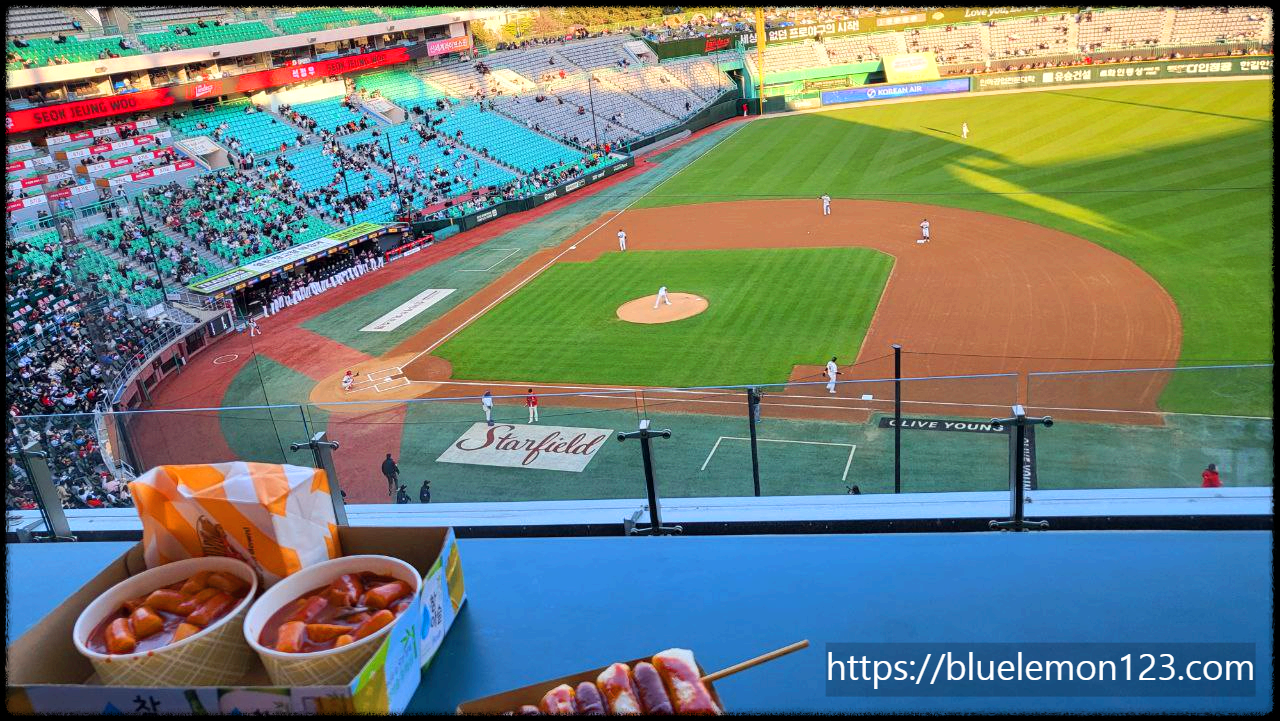 인천 문학경기장 스카이 탁자석 완벽 후기! (37블록 B열 15~18번)