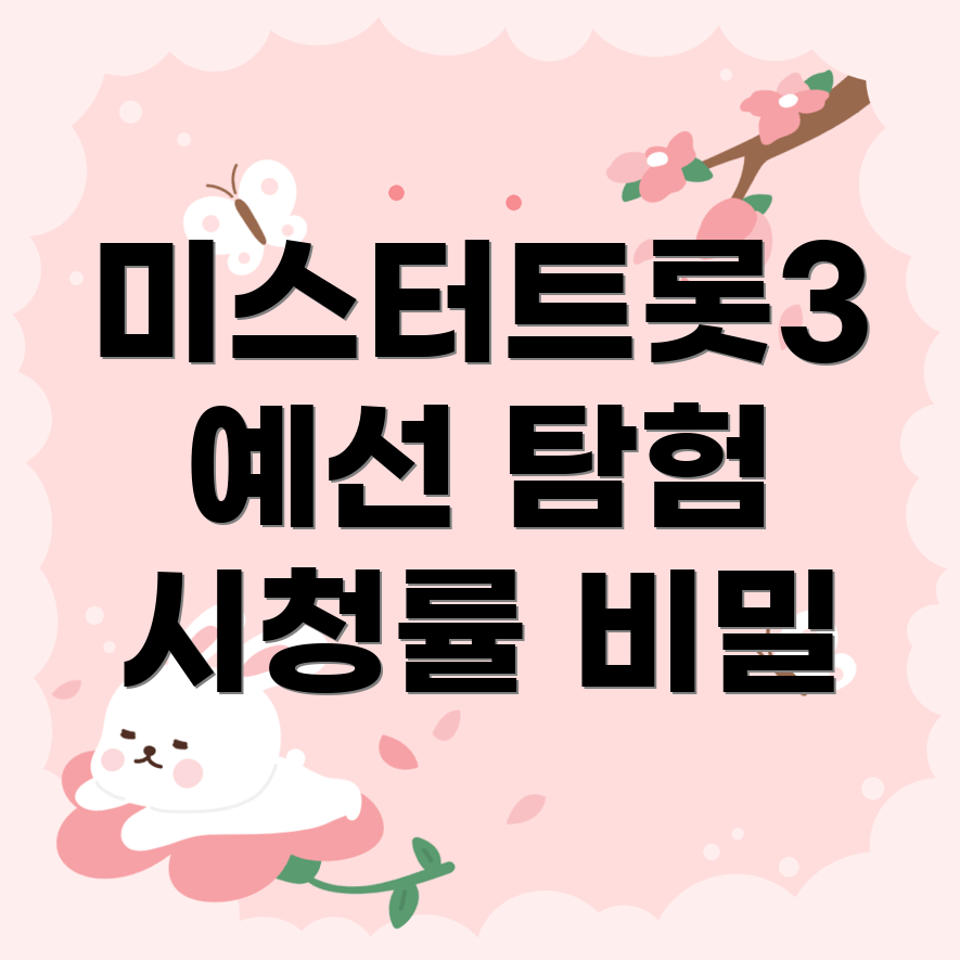 미스터트롯3 시청률