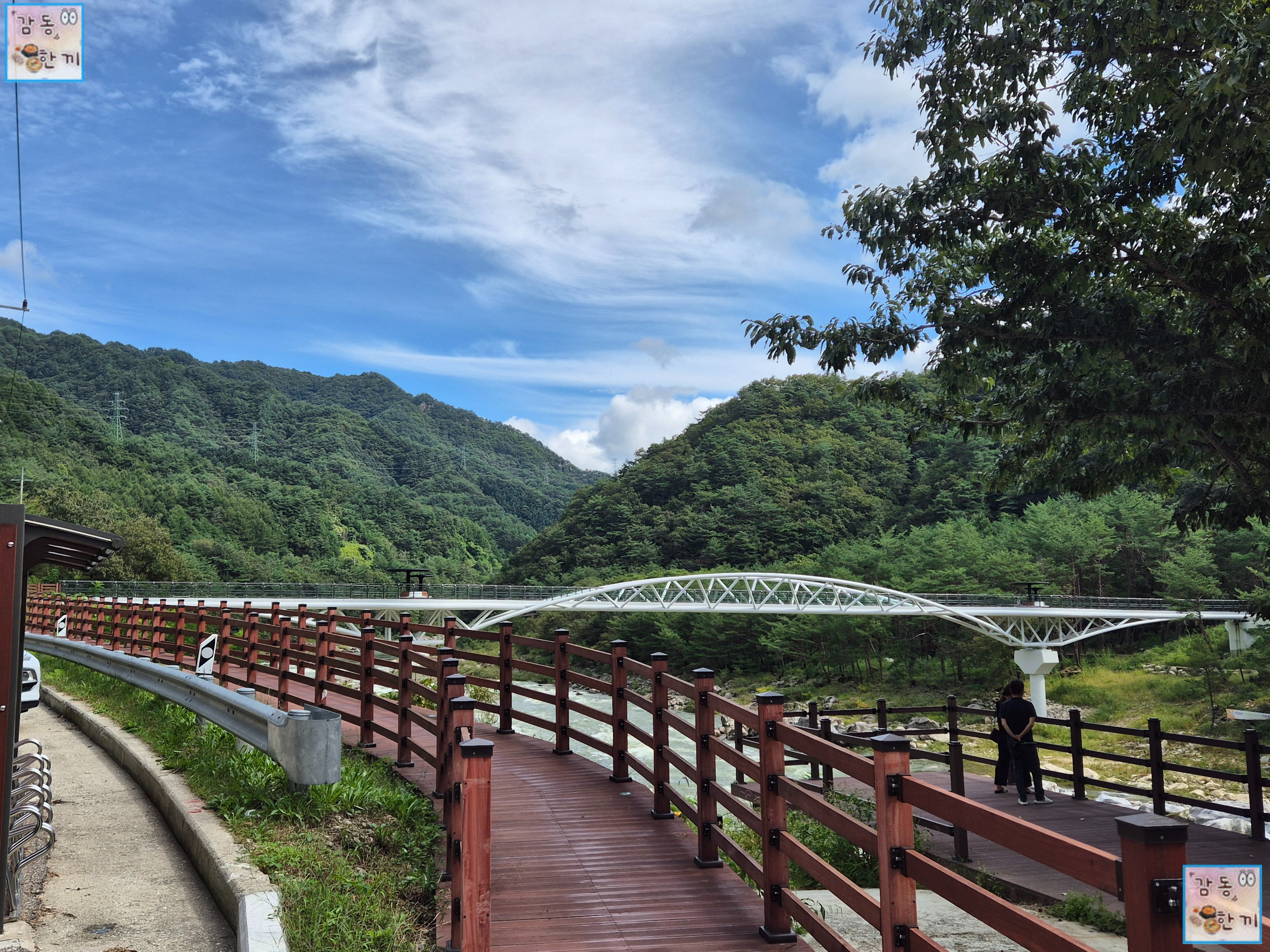 양구 재래식손두부 본점 가는 길 : 무장애나눔길 다리
