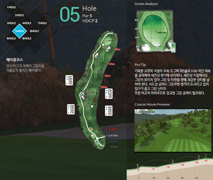 코스카 컨트리클럽 메이플코스 5
