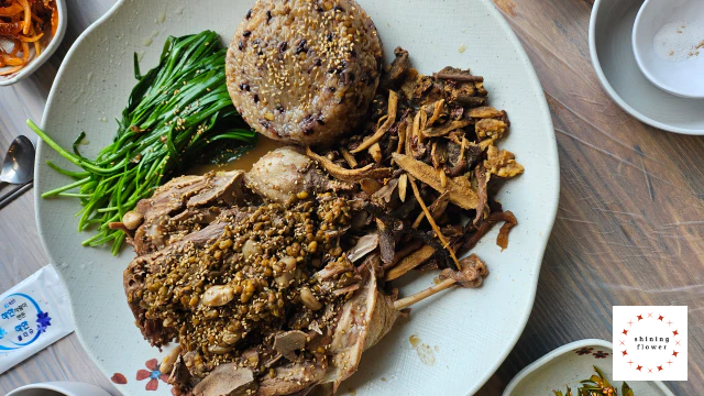 상화오리-한방녹두오리백숙