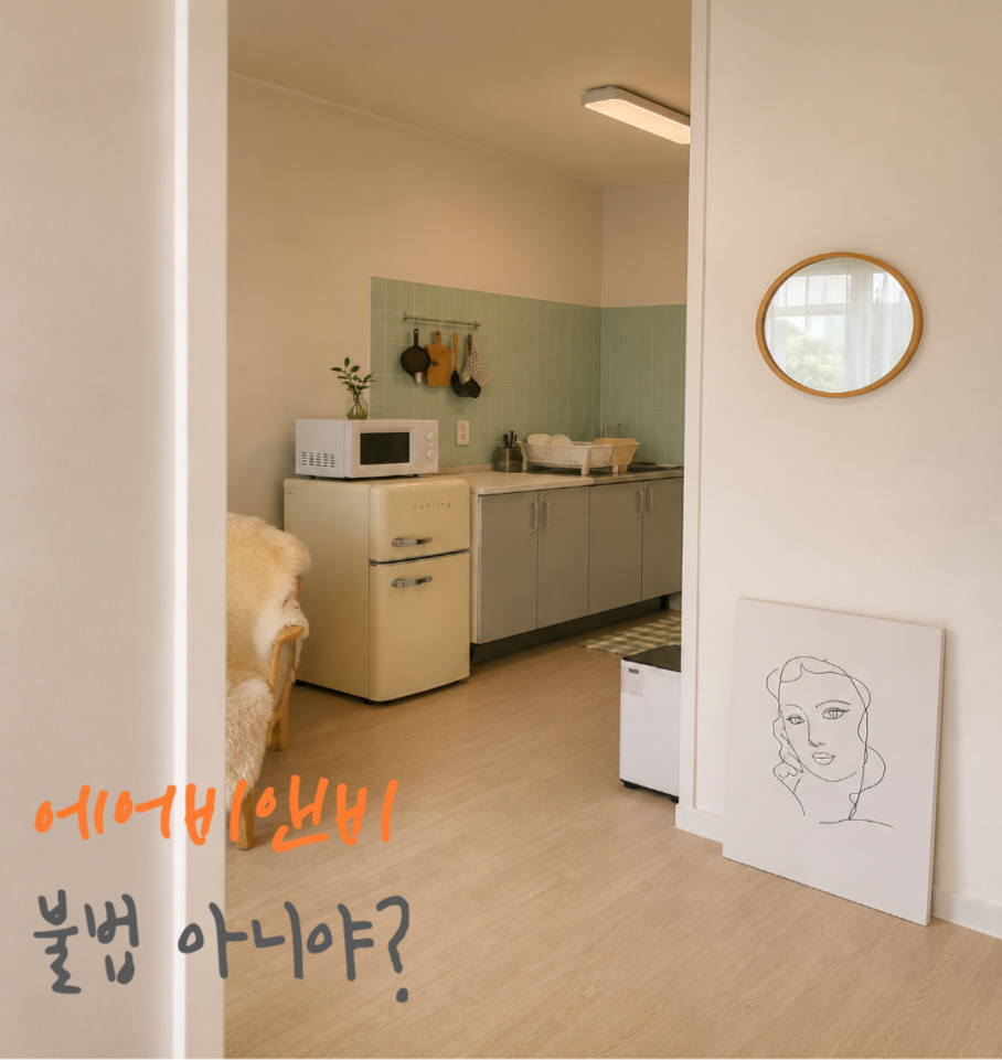 에어비앤비 숙소 주방