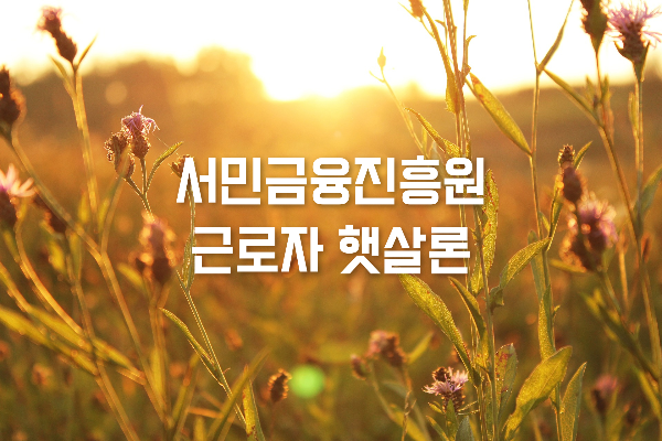 근로자 햇살론 저소득, 저신용 근로자를 위한 희망의 금융 지원