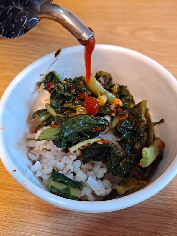 보리밥에 고추장