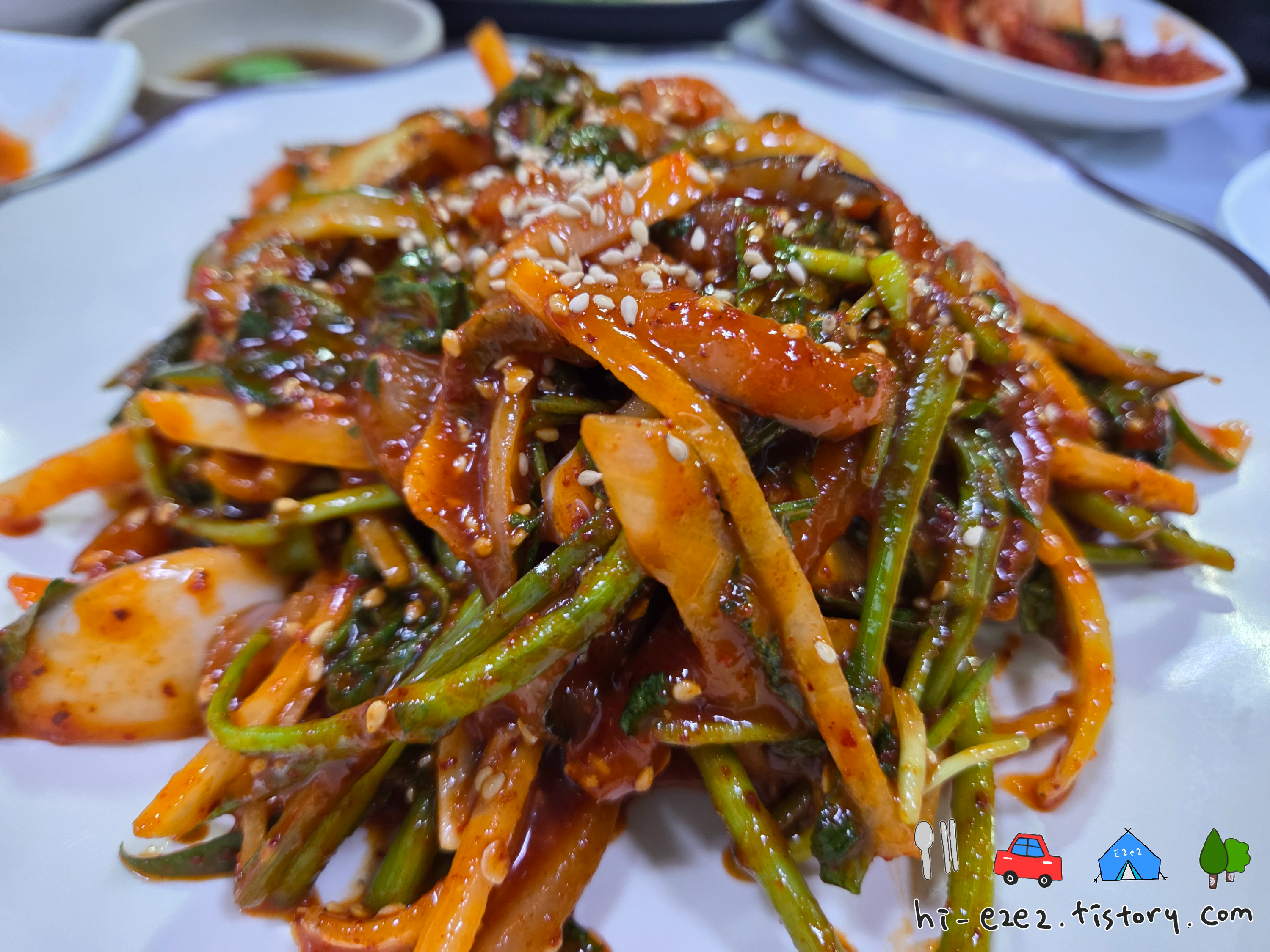 목포 바다포차 전어무침