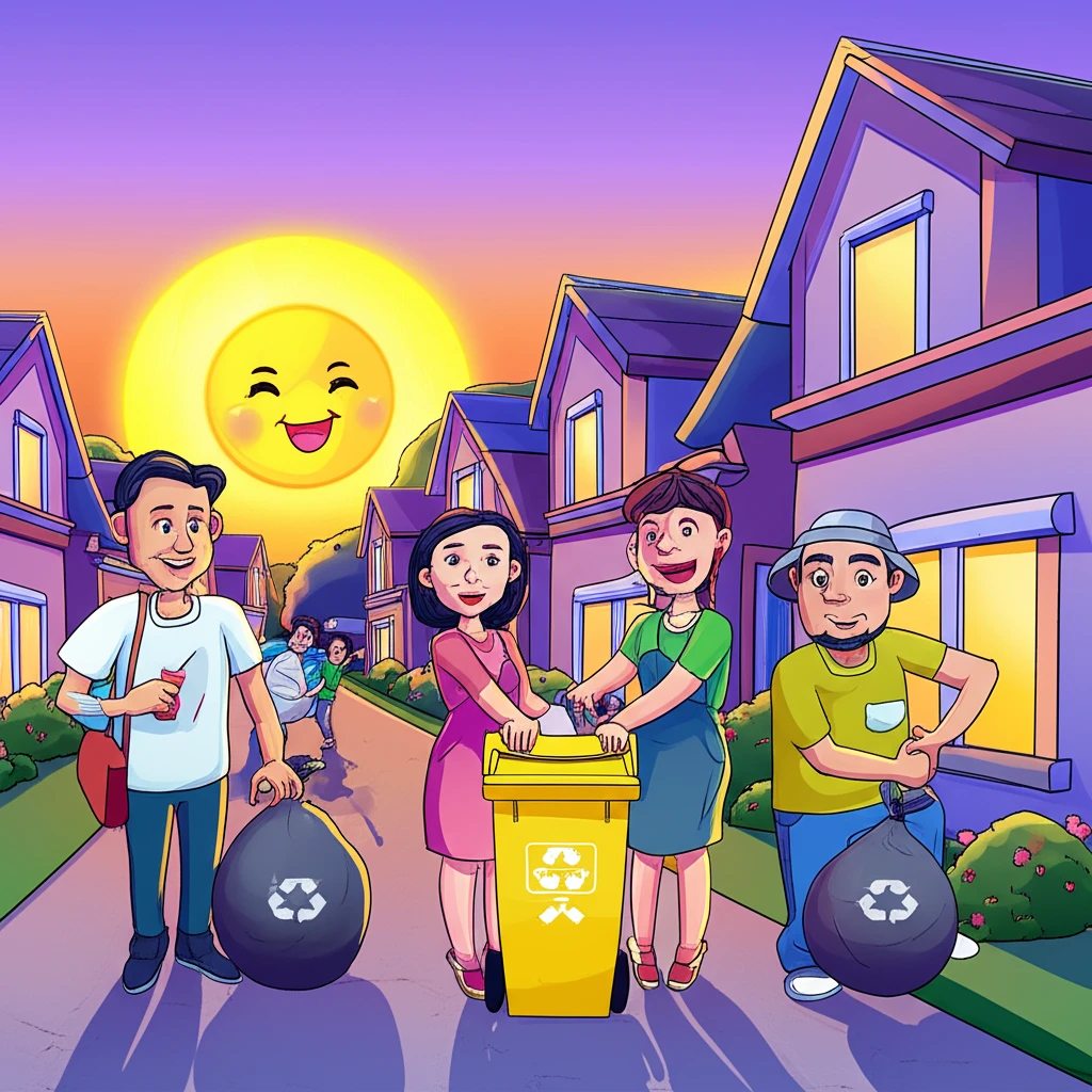 쾌적한 도봉동 만들기! 쓰레기 종류별..