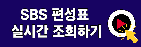 SBS 편성표 실시간 조회하기