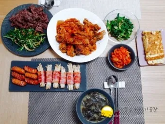 생일상 차림 음식 구성 아이디어 및 상차림 예시 정리_7