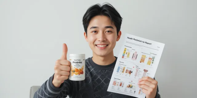 후기 정보를 바탕으로 올바른 유산균 복용 시간을 실천하는 사람