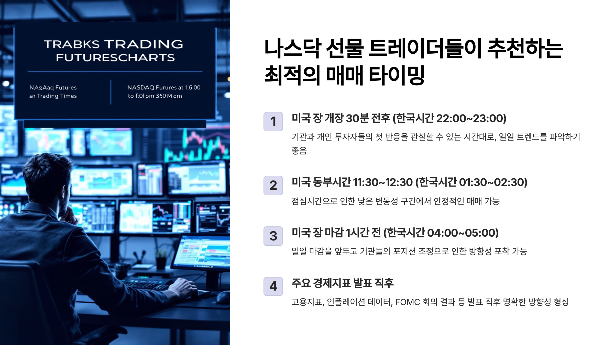 나스닥 선물 트레이더들이 추천하는 최적의 매매 타이밍 🎯