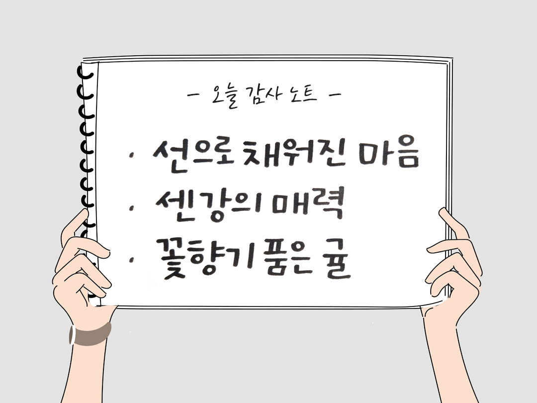오늘 감사한 순간들, 일상 속 숨겨진 보물찾기