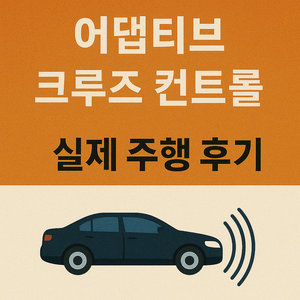 어댑티브 크루즈 컨트롤 실사용 후기 정리
