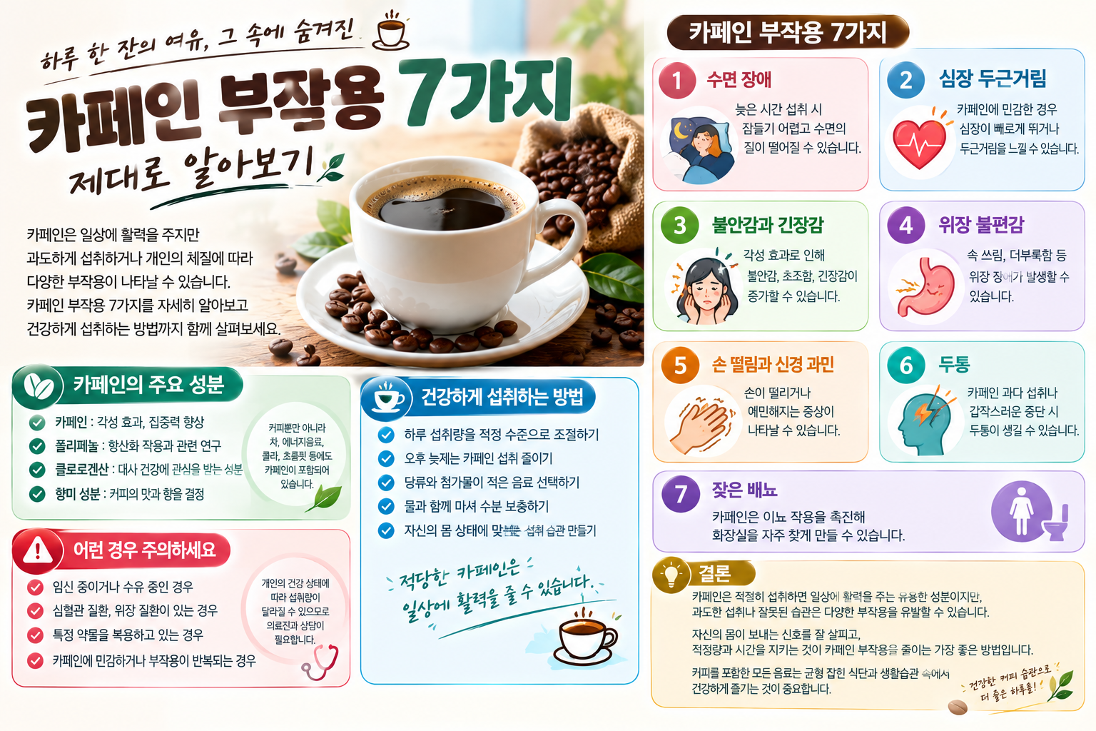 카페인 부작용 관련 자료