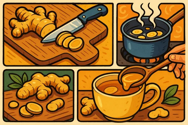 생강차 만들기3