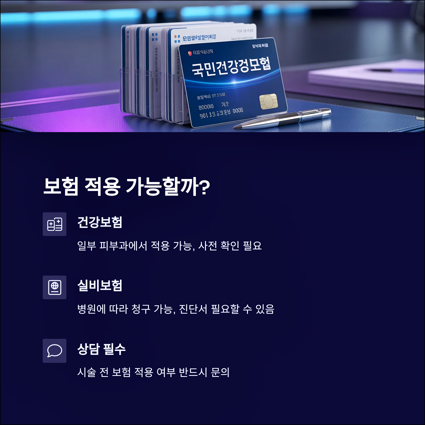 비립종 제거 비용 보험 적용