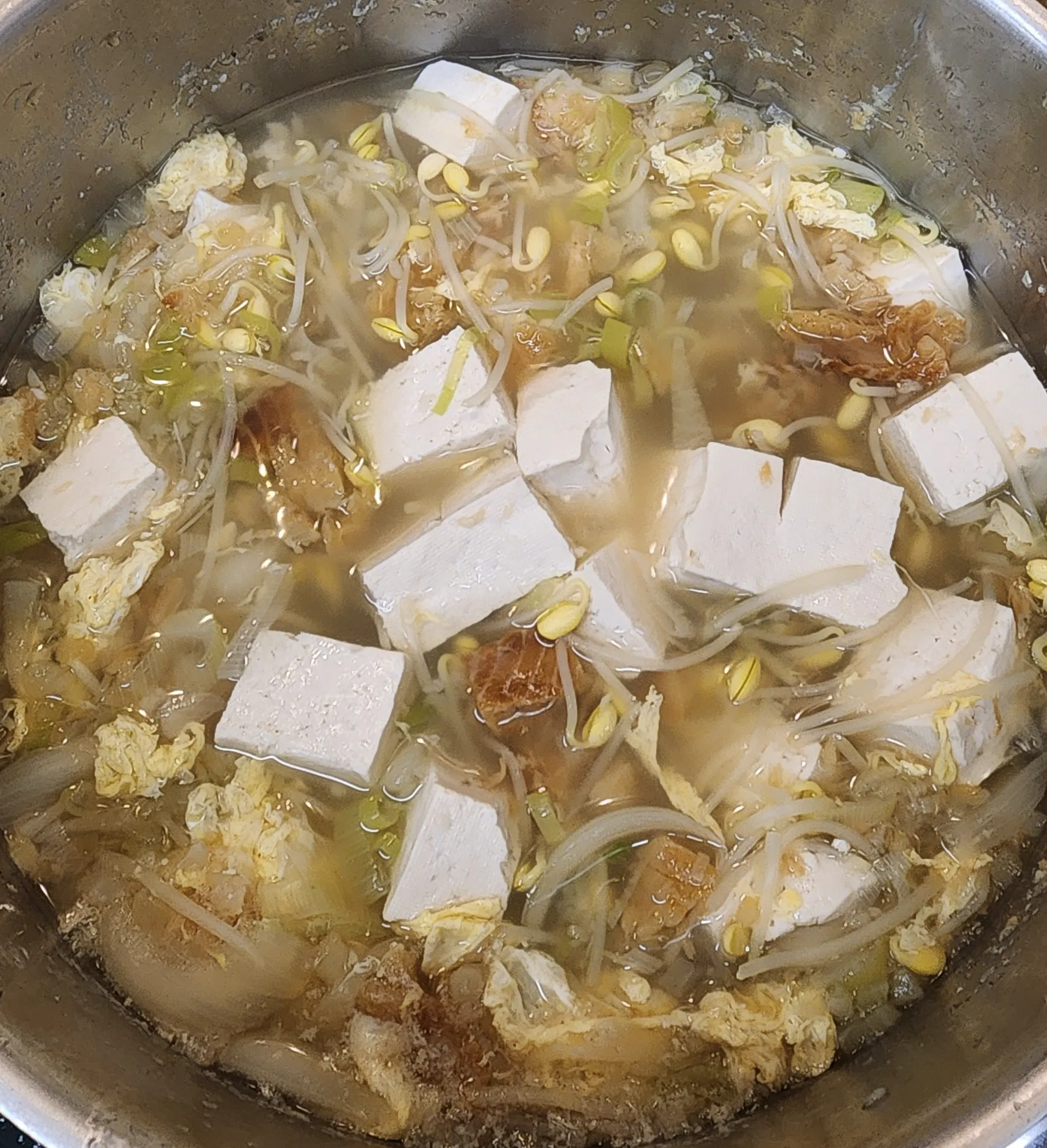 두부황태콩나물국-완성