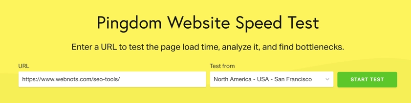 Pingdom에서_START_TEST_버튼_클릭