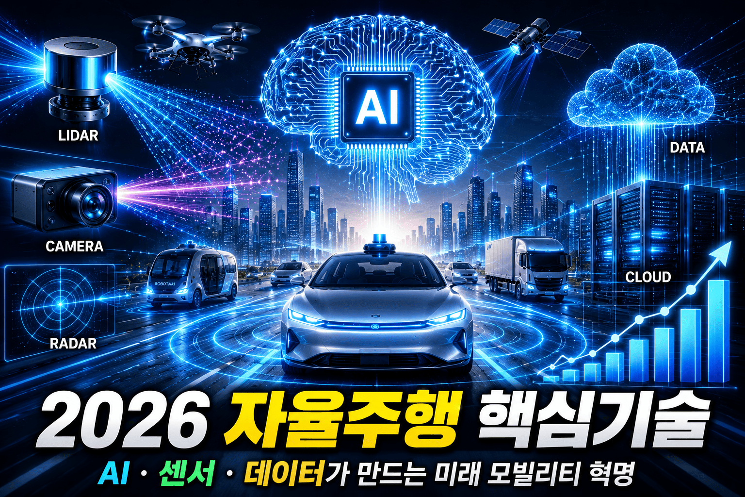 2026 자율주행 핵심기술 (AI, 센서, 데이터)