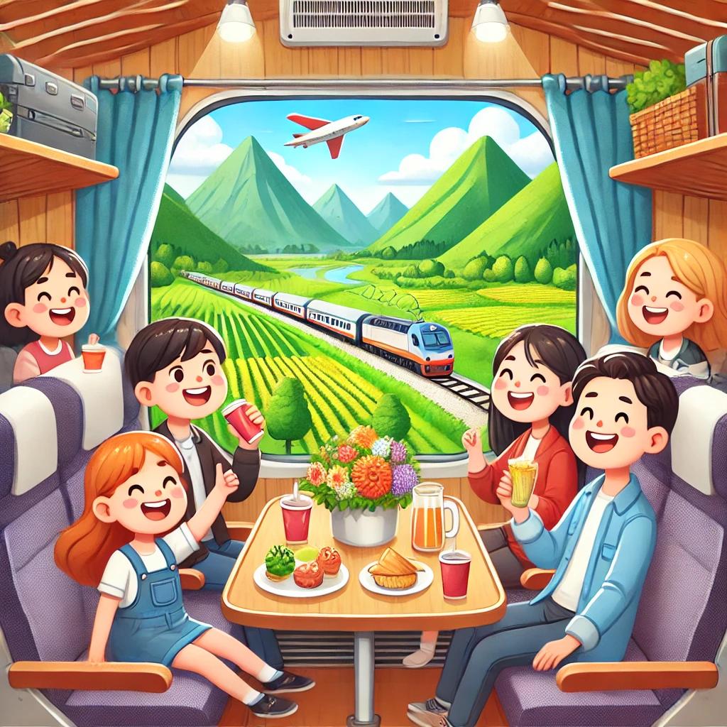 기차 여행은 즐거워요