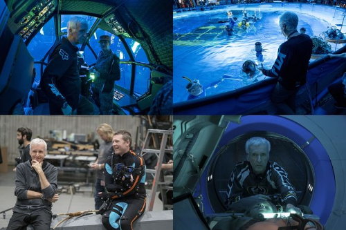 제임스 카메론 감독의 아바타 1편 촬영 현장 및 기술 개발 모습