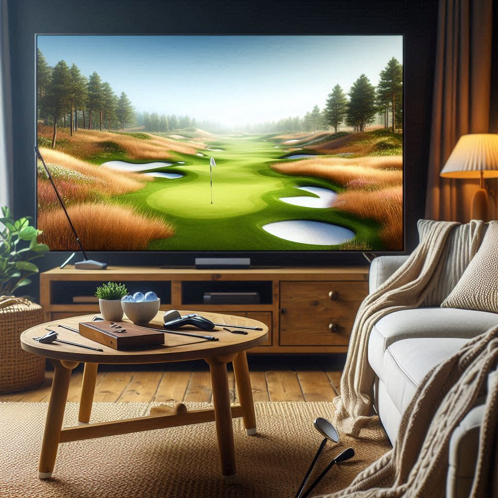 스크린골프장 배경