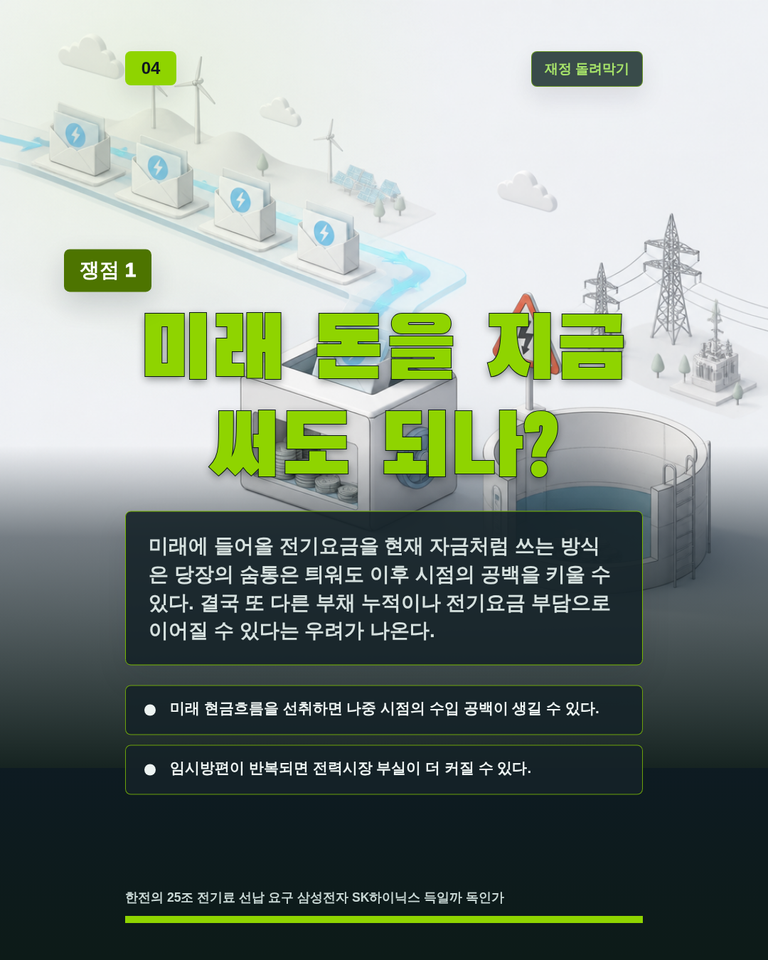 미래 돈을 지금 써도 되나?