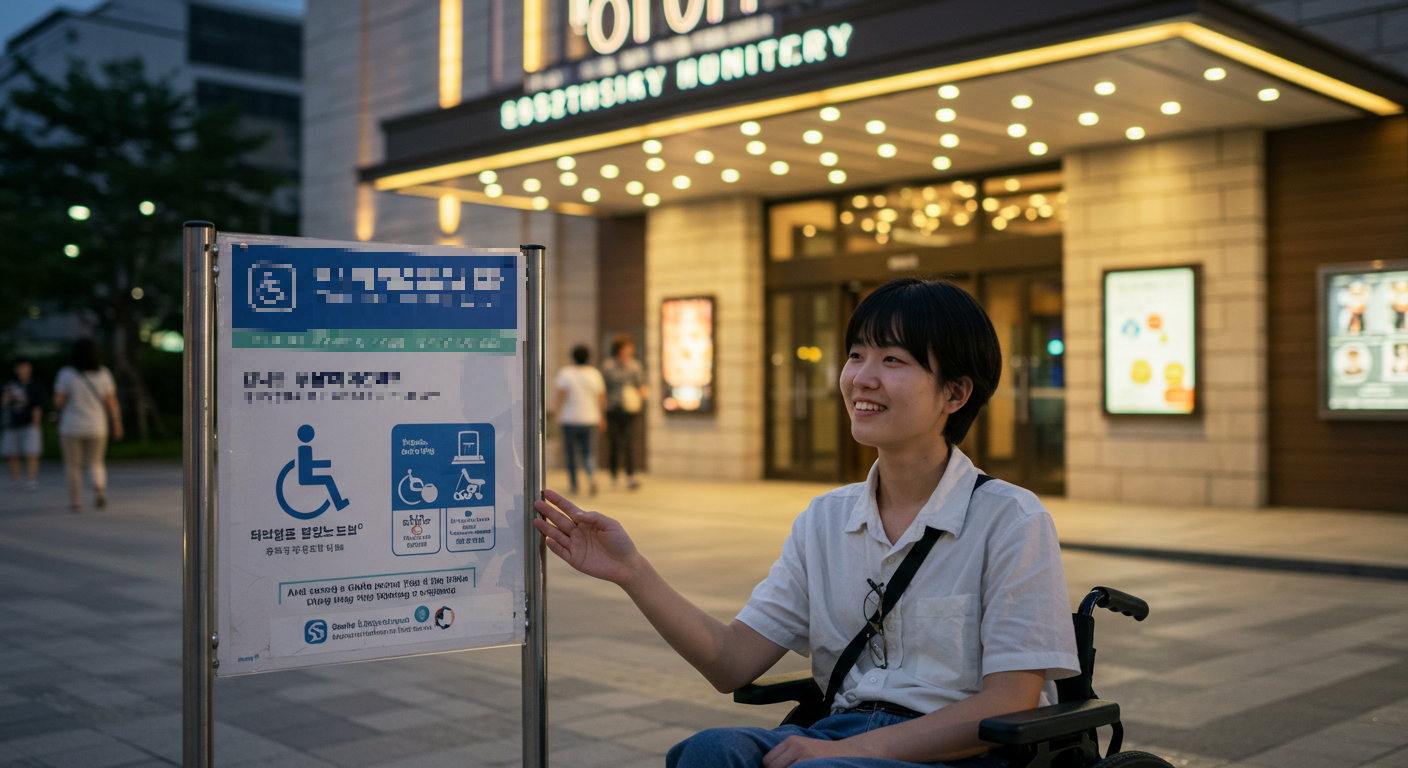 장애인을 위한 공연장 안내