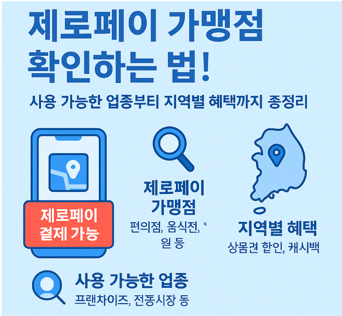 제로페이 가맹점 쉽게 찾기