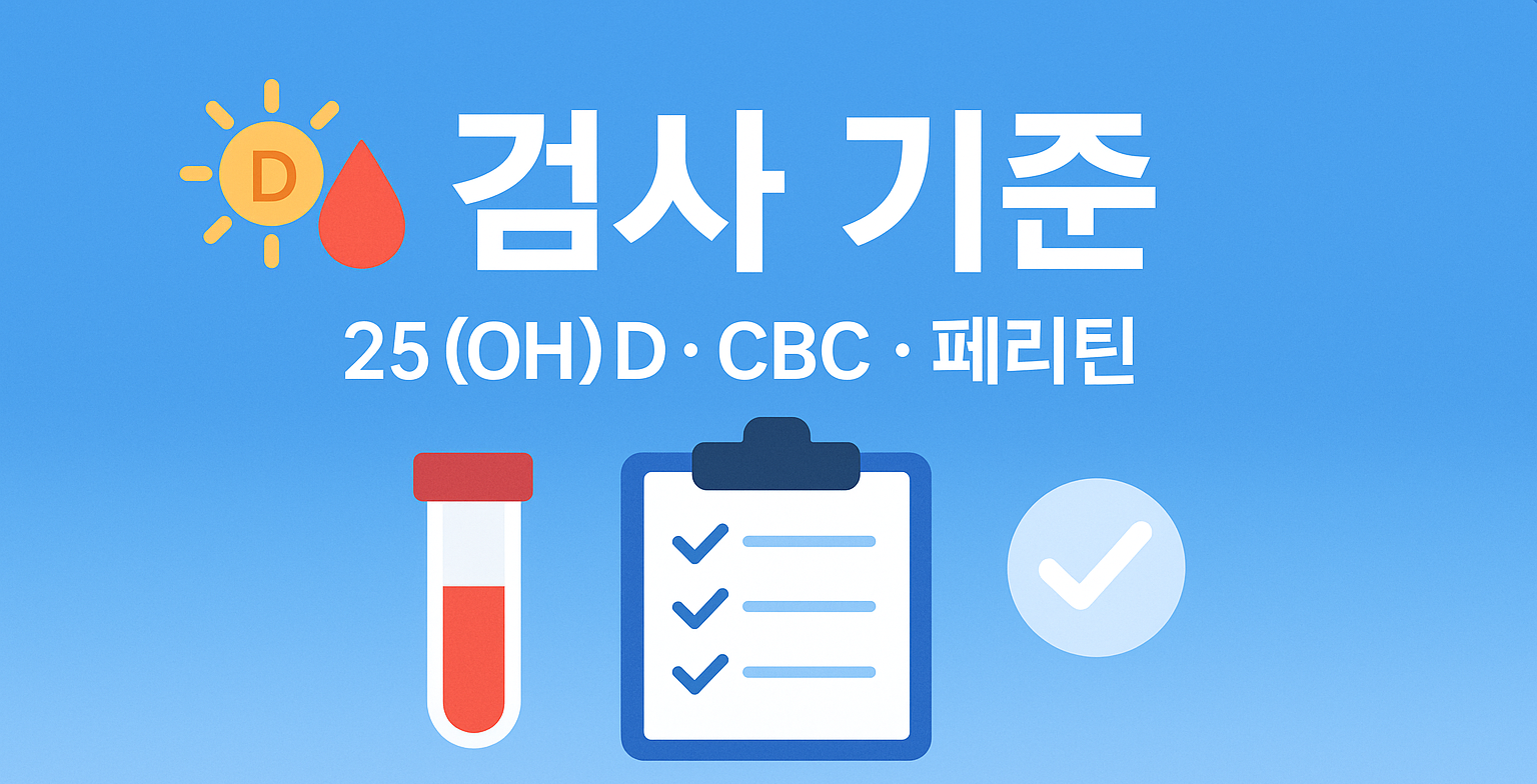 뼈&middot;근육 증상과 위험군을 중심으로 비타민 D 결핍 체크 포인트를 정리하고, 일반용 보충제 3가지 유형을 추천합니다.
