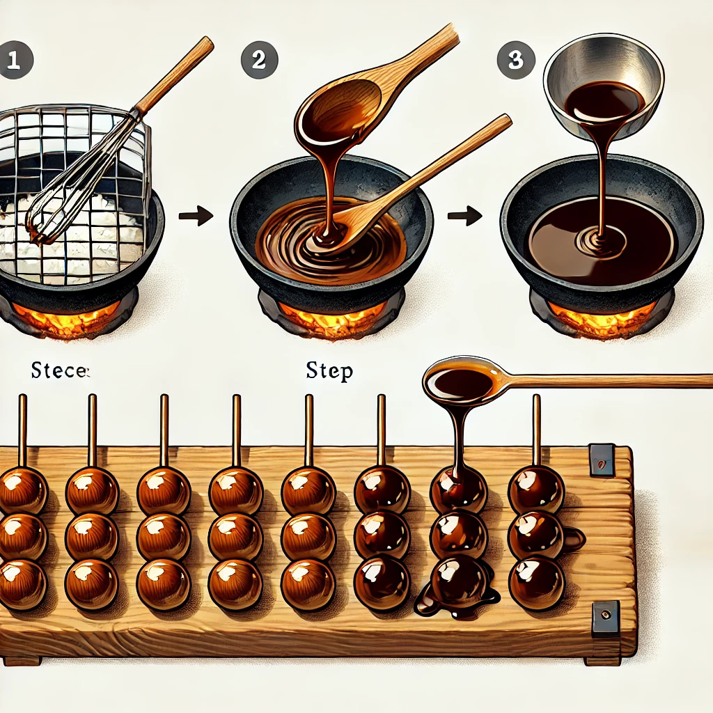 미타라시 당고의 전통적인 조리법