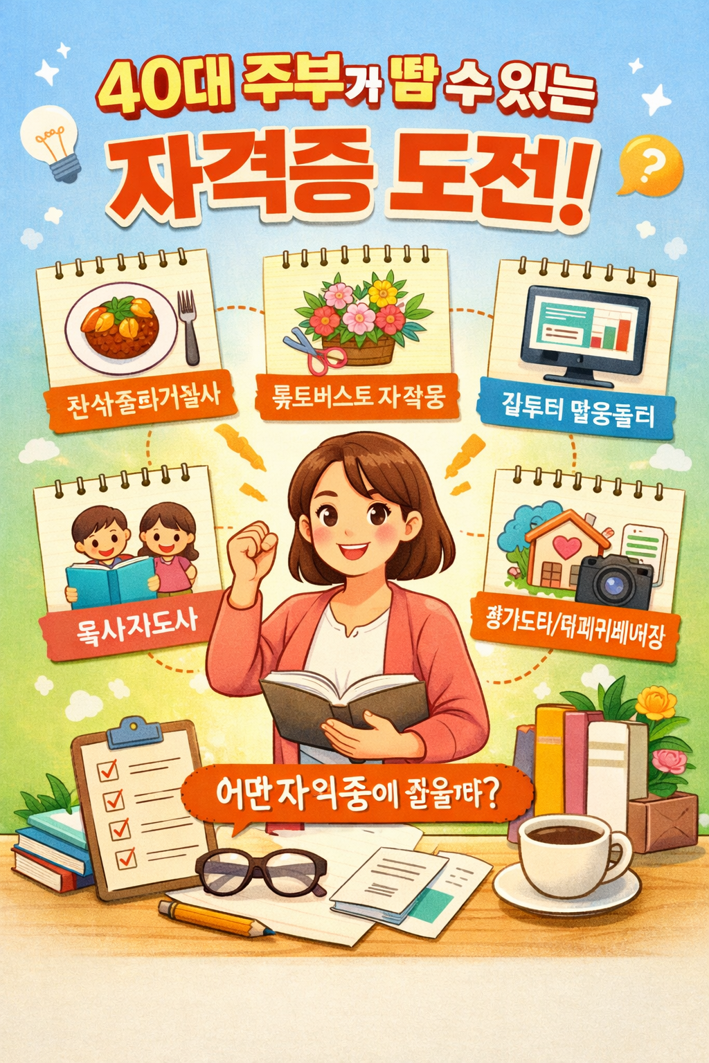 40대 주부가 딸 수 있는 자격증-1