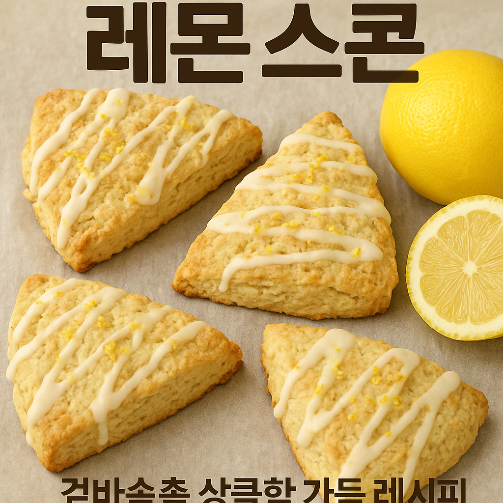 레몬 스콘 만들기