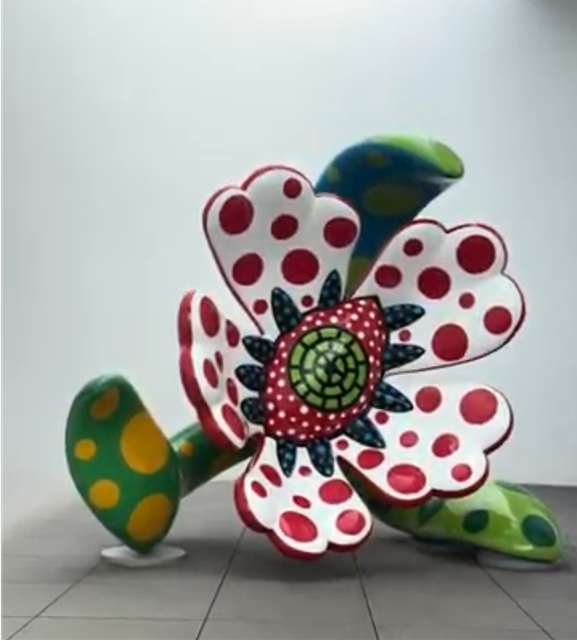 쿠사마 야요이의 작품 꽃