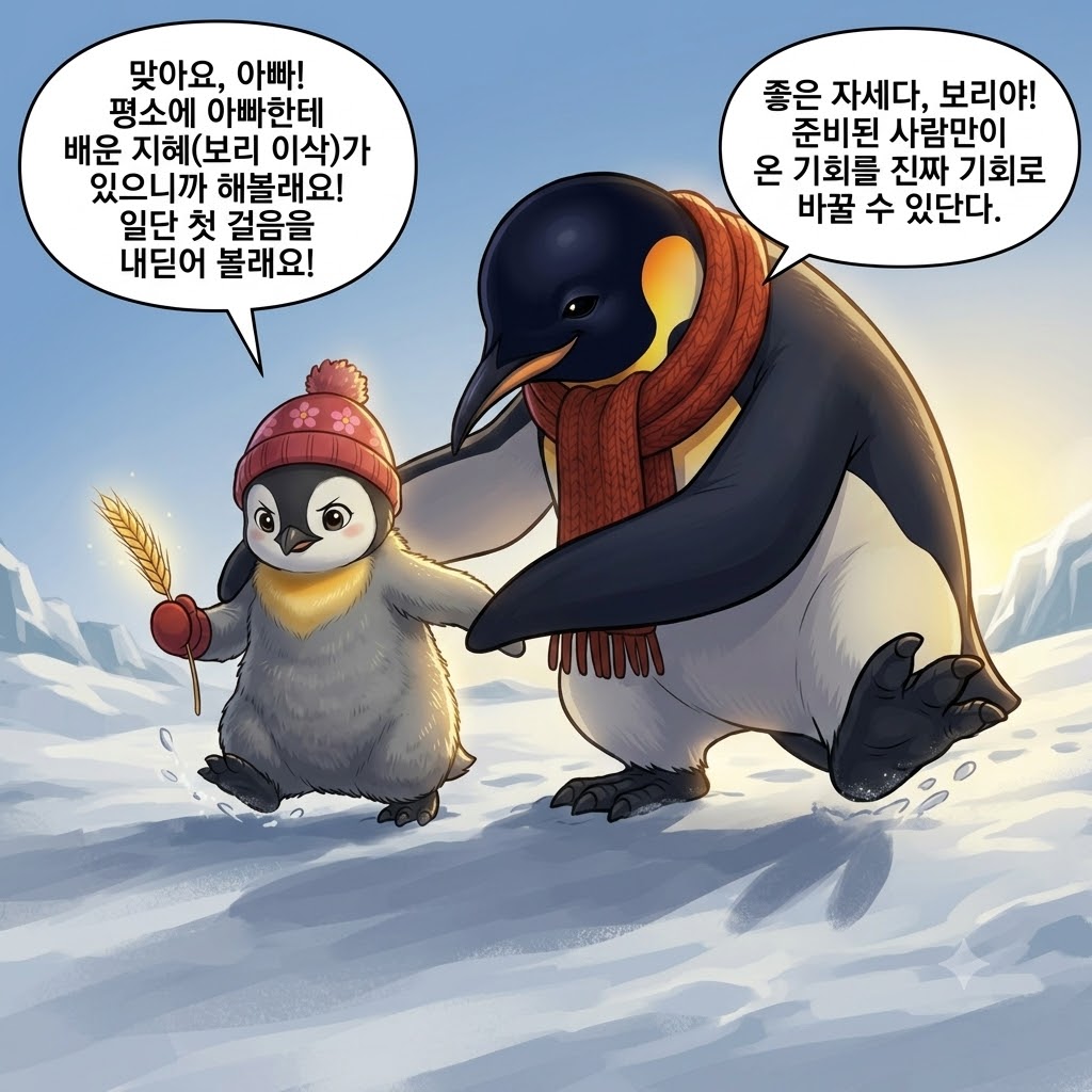 천년에 한번 오는 기회, 잡을 준비가 되어 있는가, 천재일우 이미지 4
