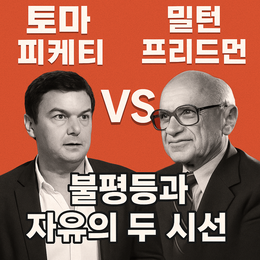 토마 피케티 vs 밀턴 프리드먼: 불평등과 자유의 두 시선