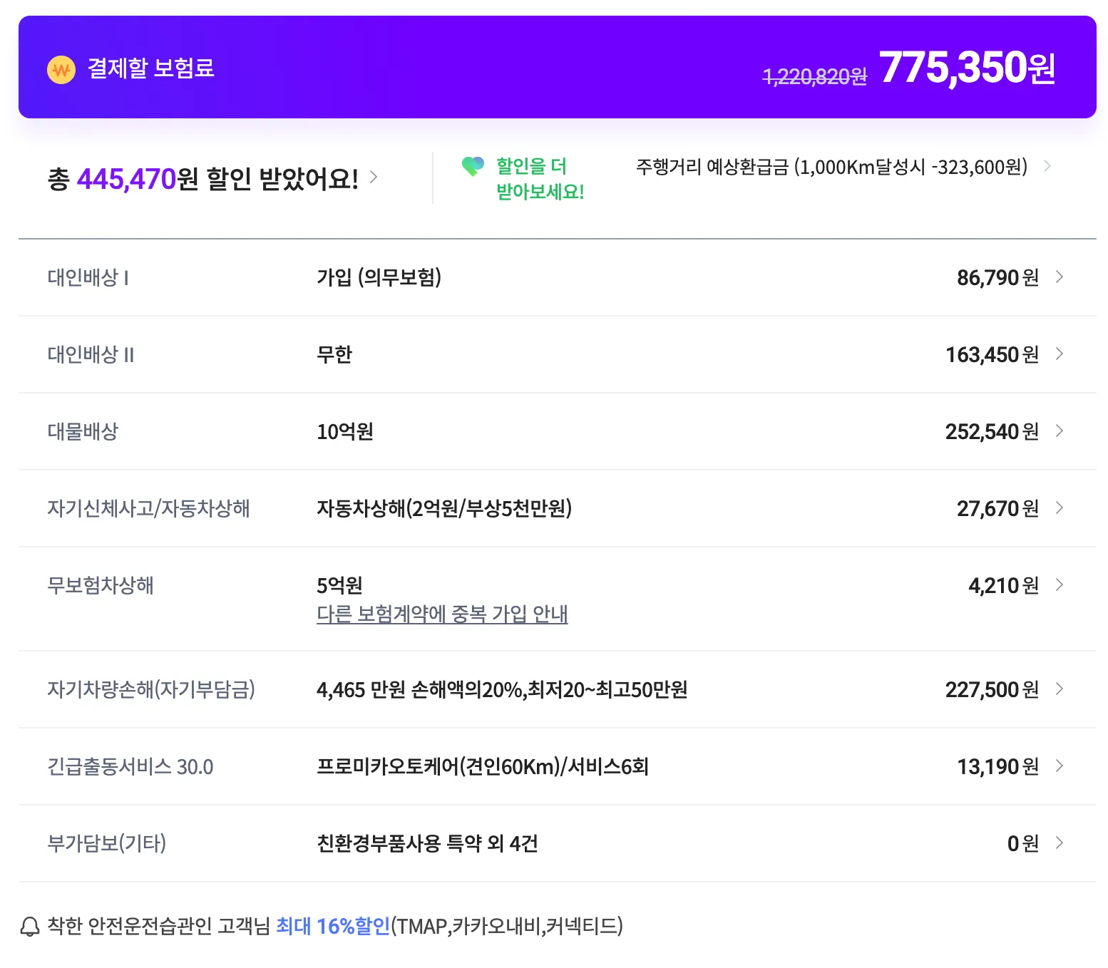 자동차 보험료