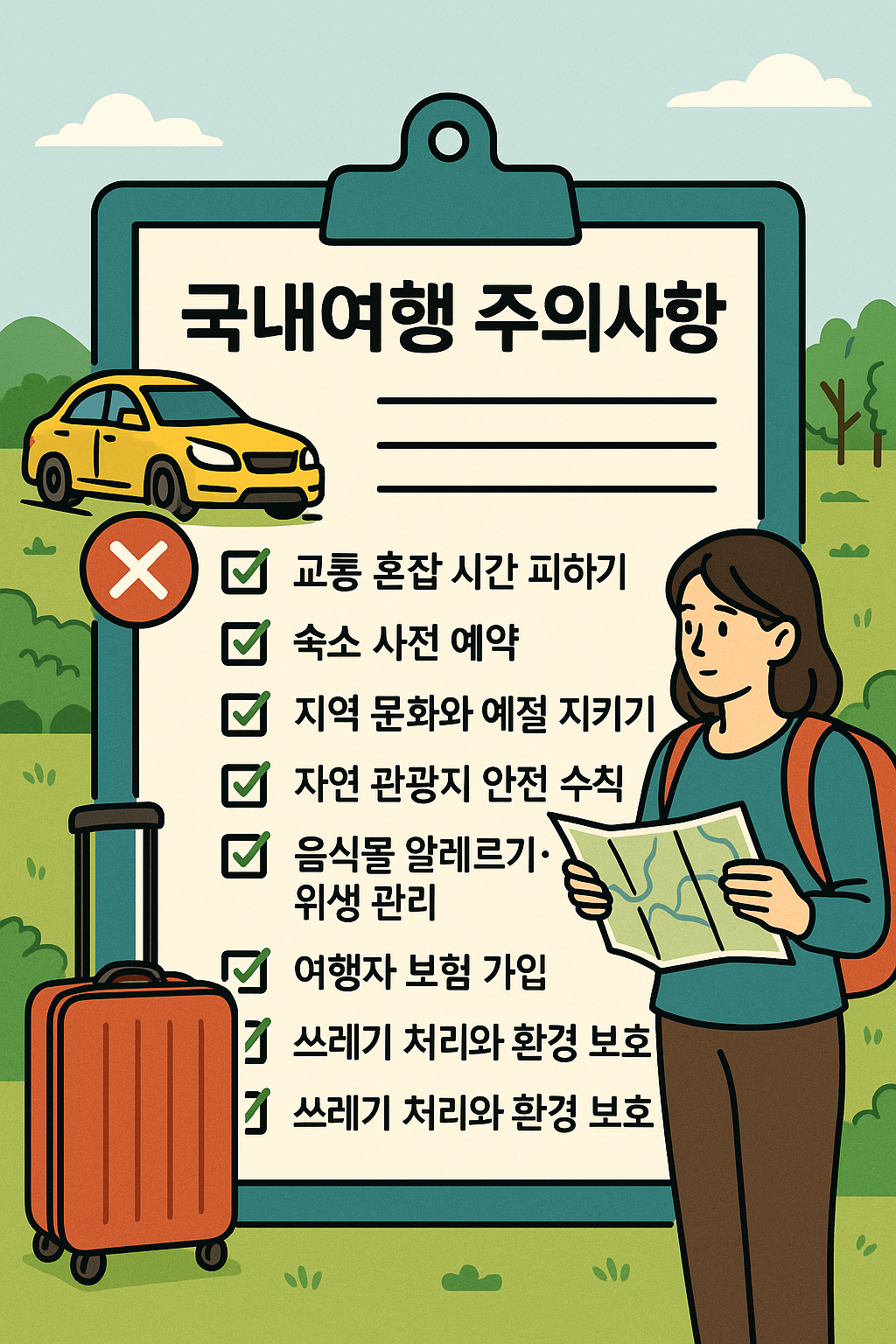 국내여행 떠나기 전 꼭 알아야 할 주의사항 7가지