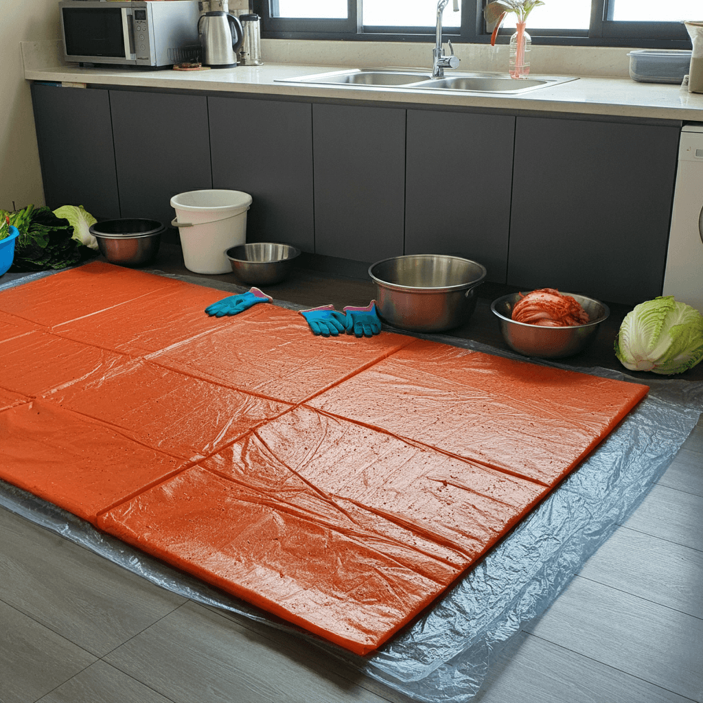 김장 준비물 김장 시간 단축 절임배추 활용법 김장 도구 김치 양념 미리 준비 김치 냉장고 정리 빠른 김장하는 법