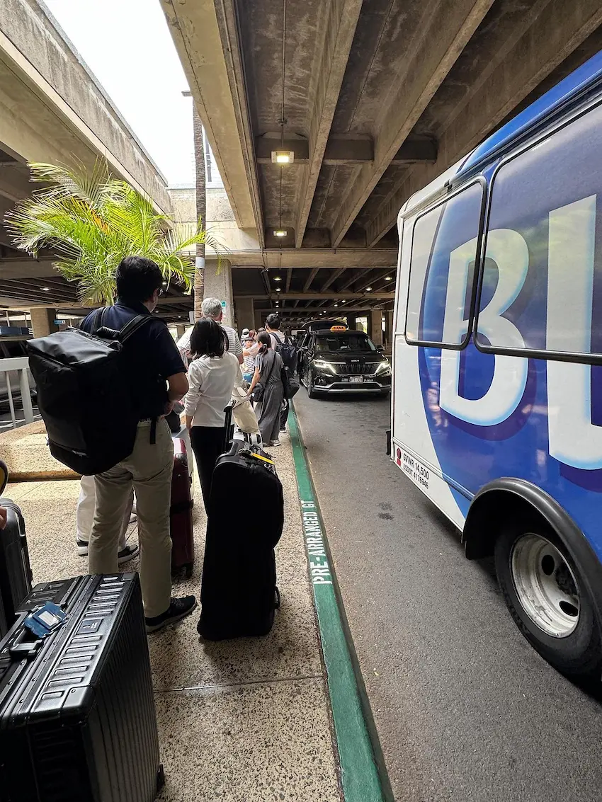 하와이 호놀룰루 공항 하나택시 탑습장