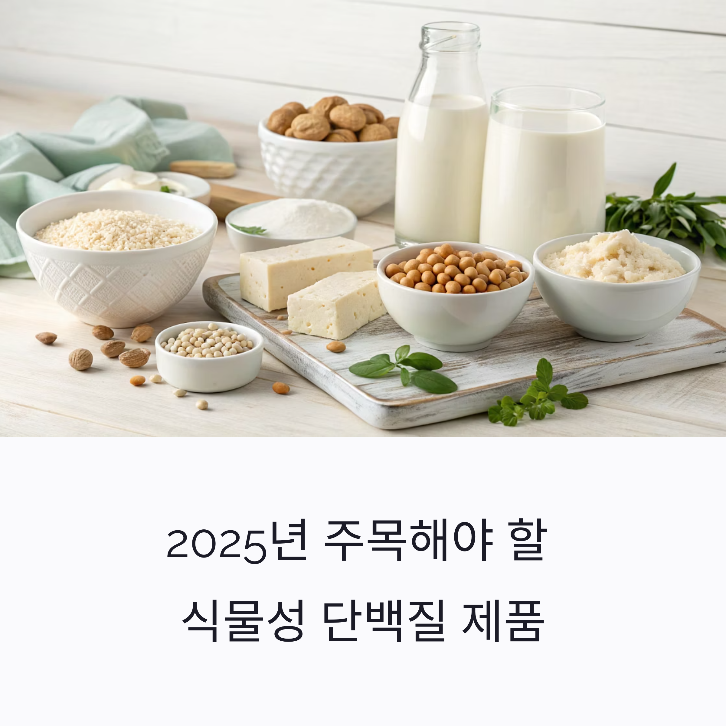 2025년 주목해야 할 식물성 단백질 제품 추천과 시장 전망