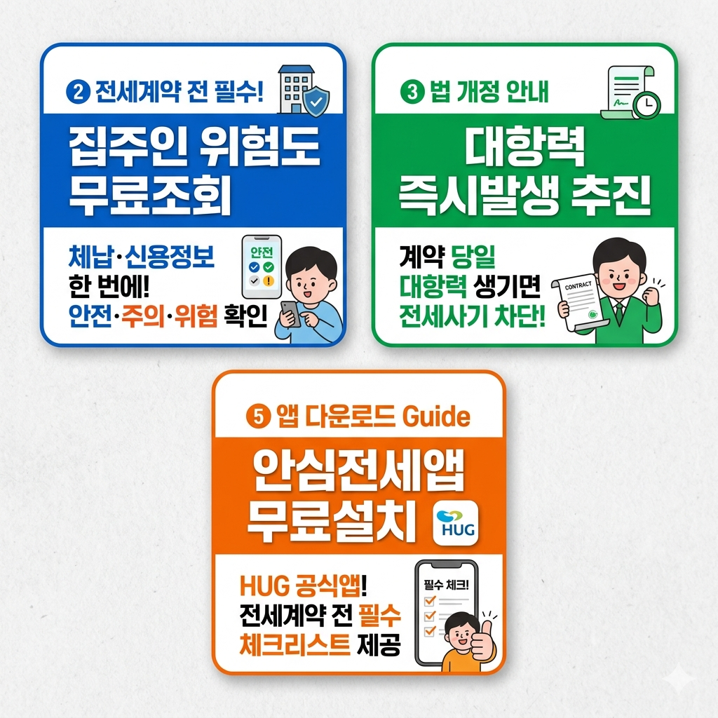 "전세사기 방지 끝판왕!" 오늘 개편된 안심전세앱, 집주인 위험도 조회하는 법 관련사진