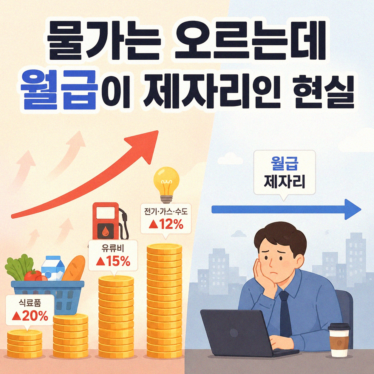 월급은 그대로인데 내 지갑이 얇아지는 이유