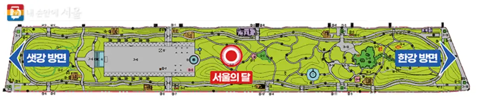 서울의-달-열기구-비행할-위치를-안내하는-사진