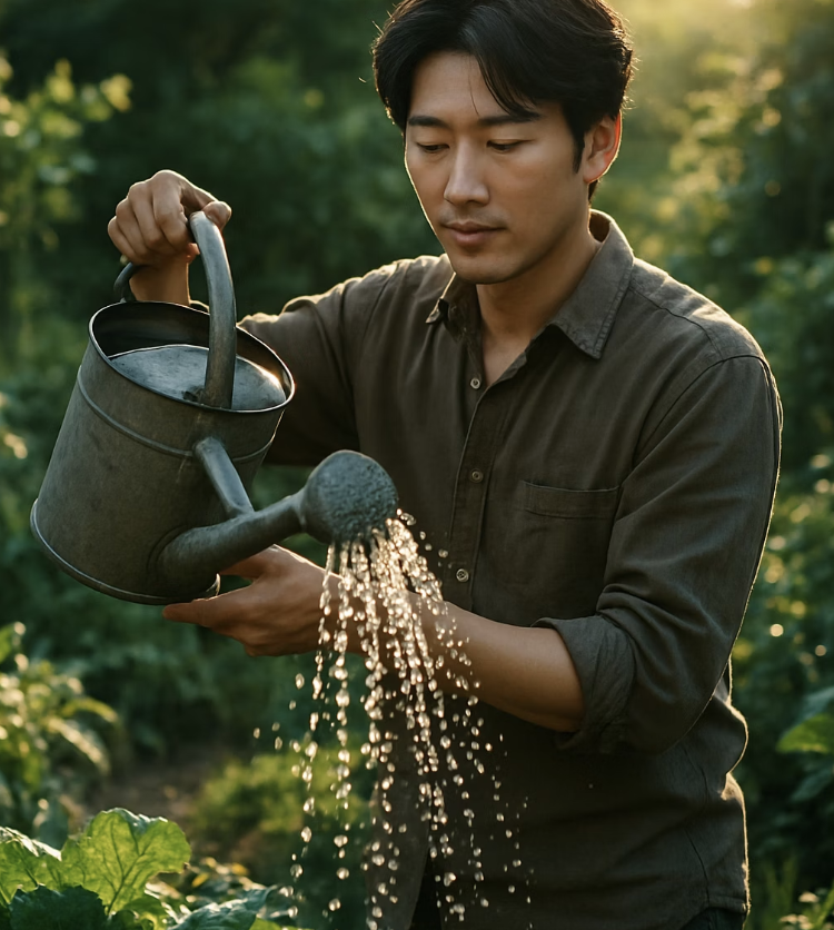 물과 거름, 과유불급을 기억하세요