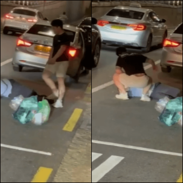 안양택시기사-폭행장면