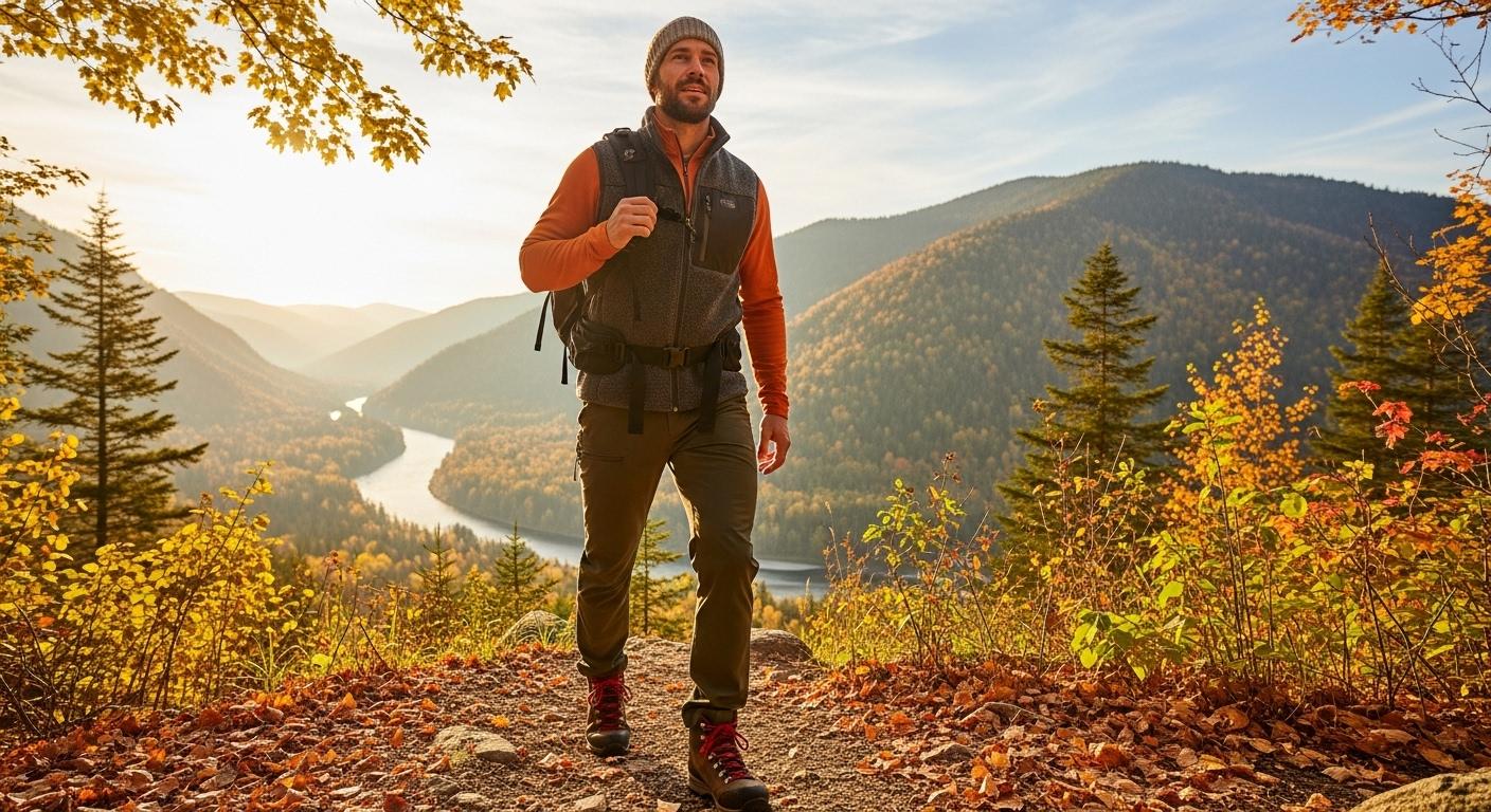 가을 등산 바지 남성