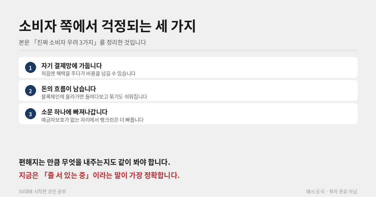 원화 스테이블코인 소비자 우려